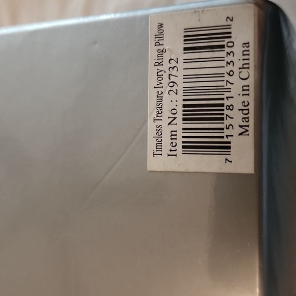 Hortense B. Hewitt Co. Timeless Treasure Ivory Ring Pillow - Picture 4 of 4